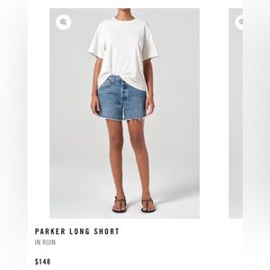 AGOLDE Parker long shorts